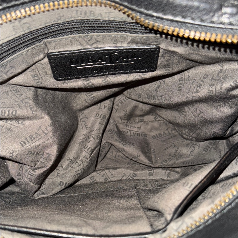 Black Leather DIBA True Crossbody Bag - Picture 4 of 5